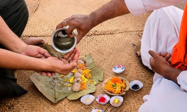 Ritual Setup with Samagri